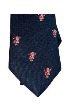 Festive Santa Mens Silk Tie wembly